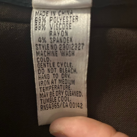 Bianca Nygard Petite Brown Skirt with Large Buttons EUC Size 14 - Picture 6 of 6